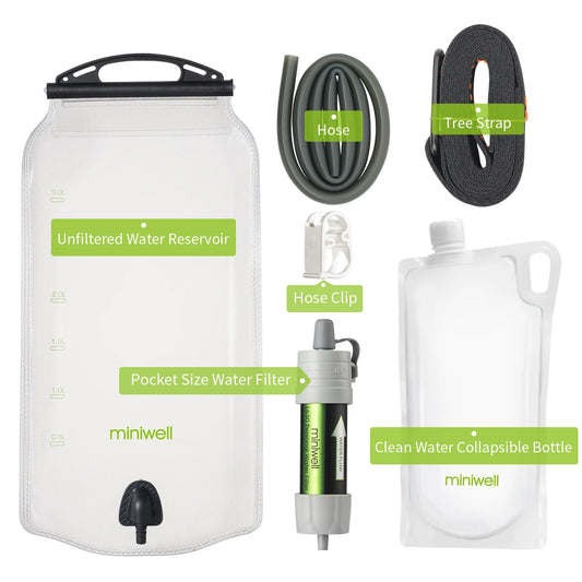 MiniWell Water Purifier - High Capacity Lifestraw Type Design