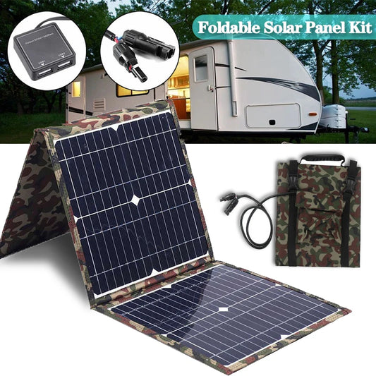 36Watt Foldable Solar Panel Kit - Great for small to mid size electronics.