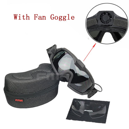 Tactical Goggles With Fan