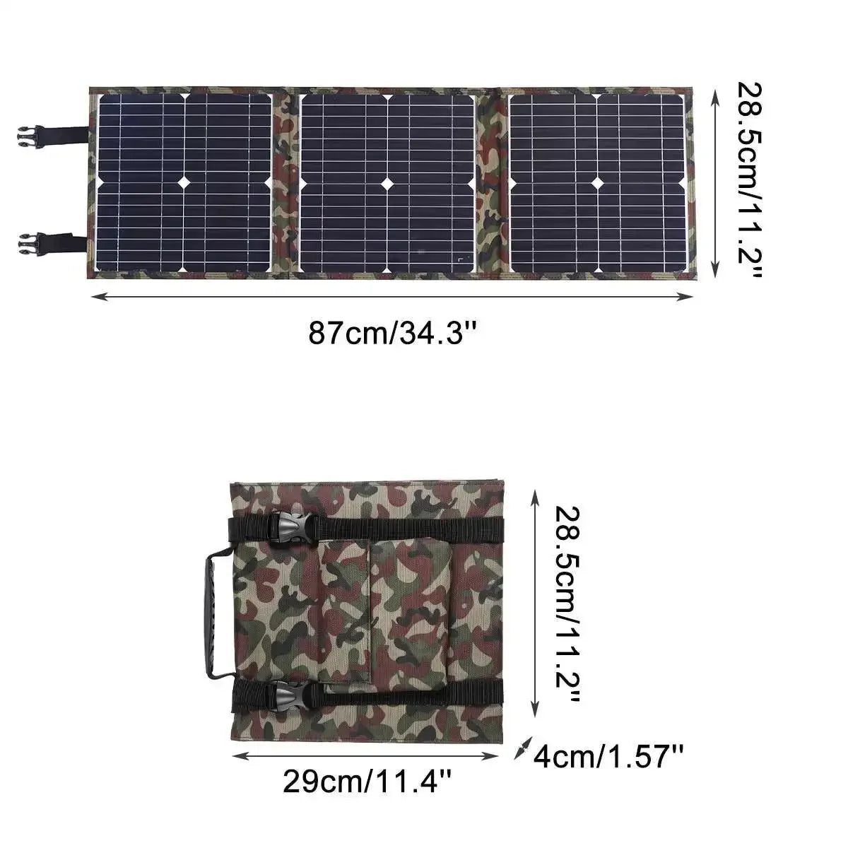 36Watt Foldable Solar Panel Kit - Great for small to mid size electronics.