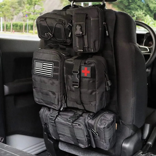 Tactical Car Seat Back Organizer - Universal Fit